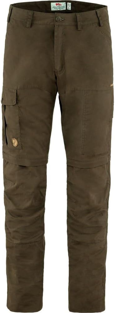 Fjällräven Herren Outdoor-Hose Karl Pro Zip-Off, Dark Olive, 48, F81463-633