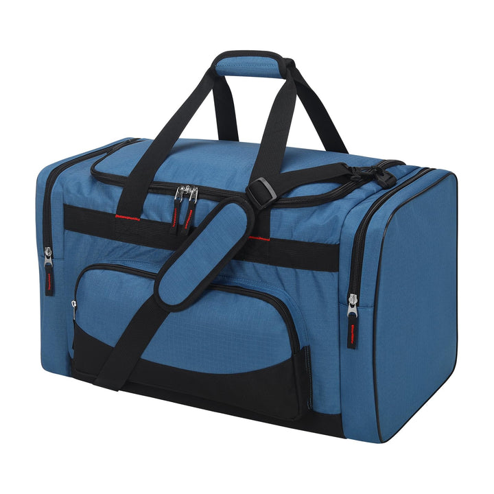 ZZY 55L Sporttasche Herren mit 2 Seitentaschen grosse Reisetasche für Fitness, Training und Reisen 5