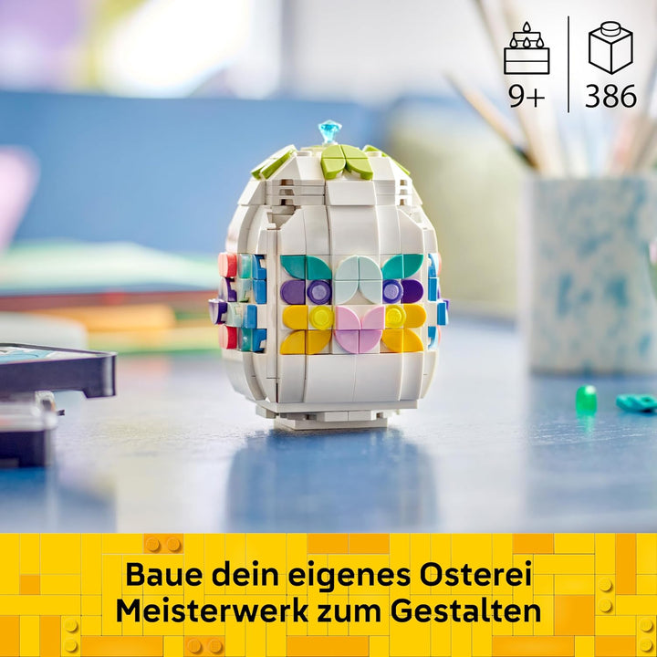 LEGO Verziertes Osterei - Mit bunten Elementen, goldenem Herz & Edelstein - Kreative Kinderzimmer De