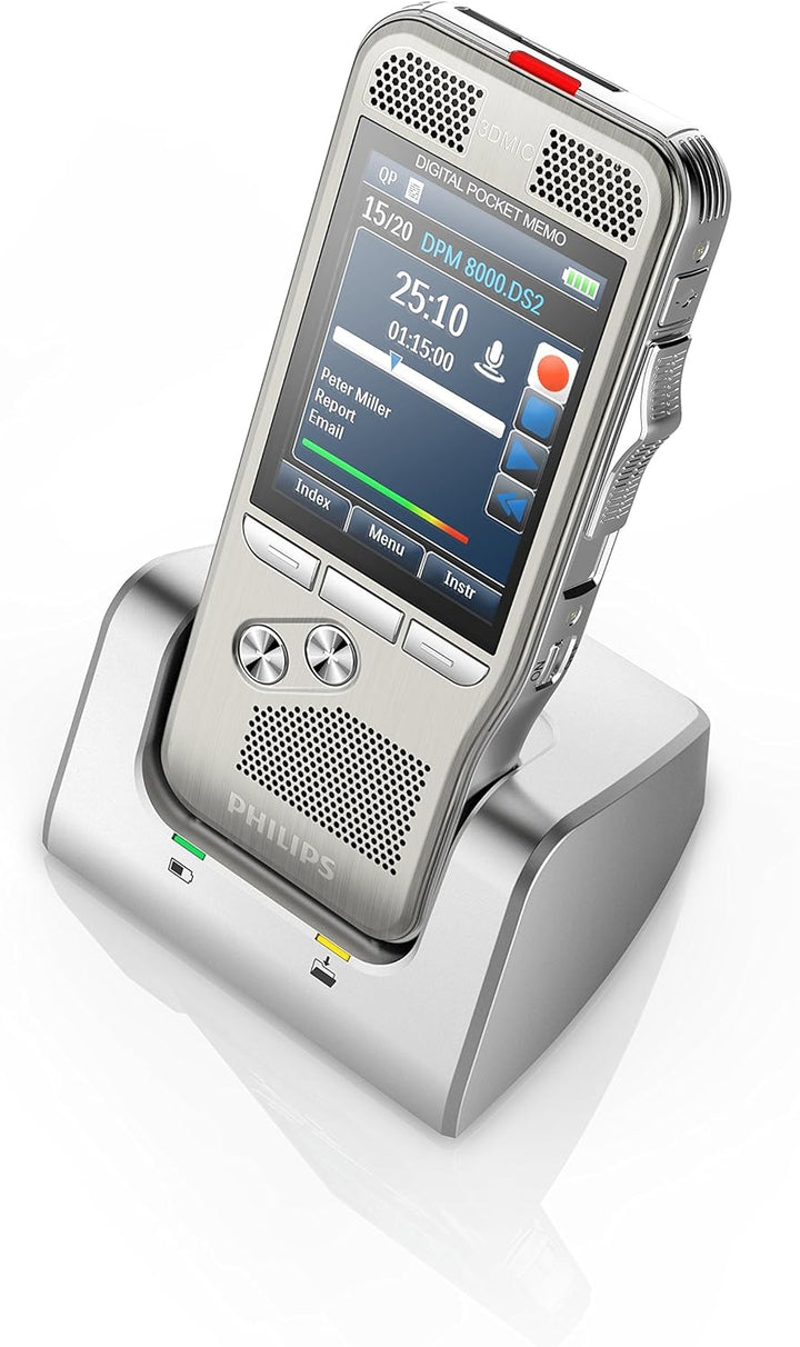 Philips ACC8120 Dockingstation für Digitale Philips Diktiergeräte der Serien DPM8xxx, DPM7xxx, DPM6x