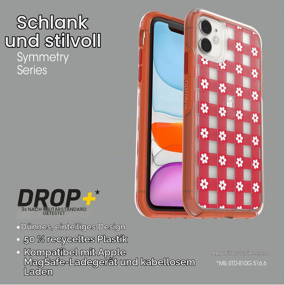OtterBox Symmetry Clear Hülle für iPhone 11, stossfest, sturzsicher, schützende dünne Hülle, 3X gete