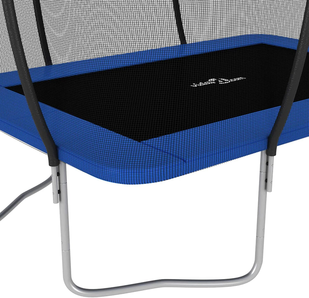 Trampolin-Set Gartentrampolin mit Sicherheitsnetz Rechteckig 335×244×90 cm 150 kg