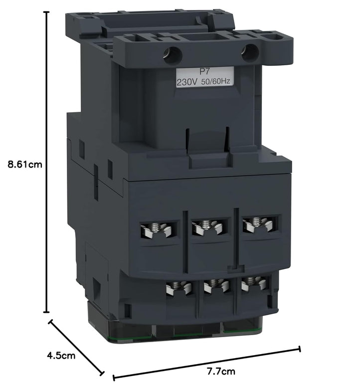 Schneider Electric | LC1D18P7 - Leistungsschütz, 3p+1S+1Ö, 7,5kW/400V/AC3, 18A, Spule 230V 50/60Hz 1