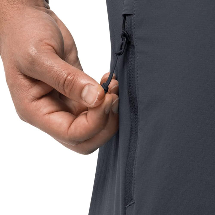 Jack Wolfskin Herren Wanderhose Glastal Zip Off Pants M 54 Phantom, 54 Phantom