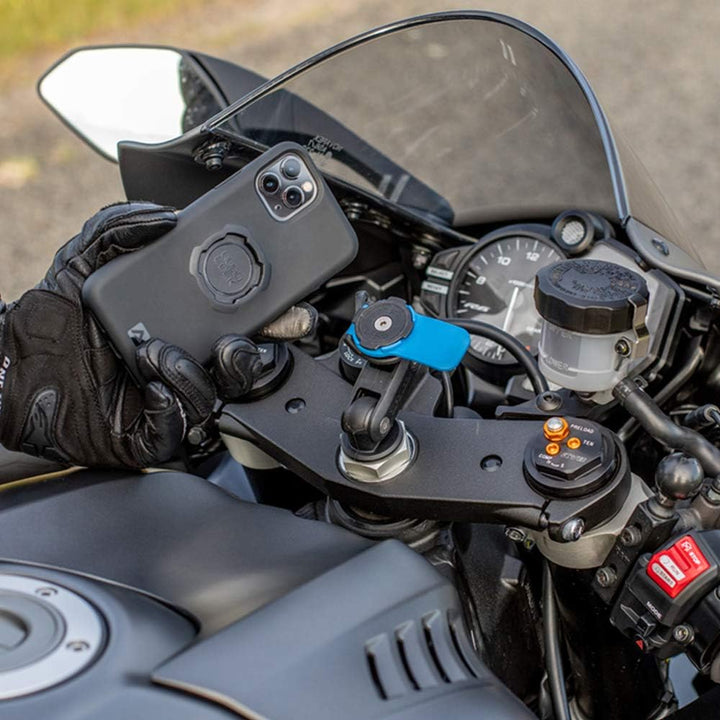 Quad Lock Lenkkopfhalterung für Motorrad für iPhone und Samsung Galaxy-Handys Halterung allein, Halt
