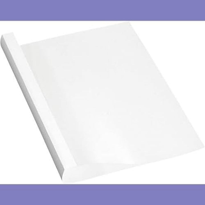 Fellowes Thermobindemappen Standard, 150 Mikron Vorderseite (PVC) / 200g/m² Rücken (glänzend), weiss