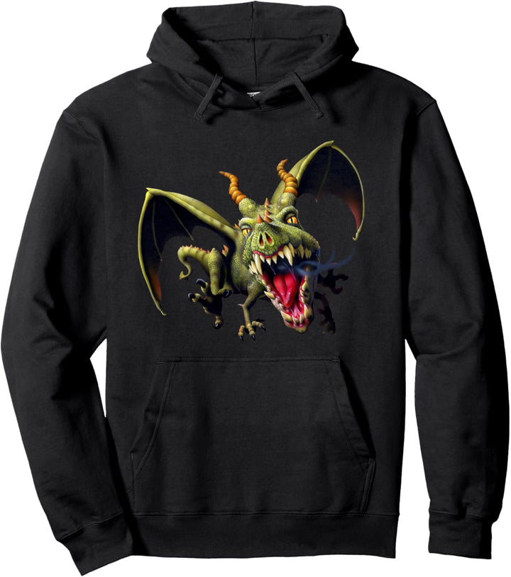 Krampusdrache Gehörnter Tierdämon Fliegendes Monster Hallowe Pullover Hoodie