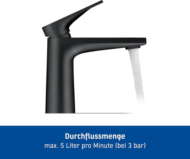 Duravit Tulum Waschtischarmatur, Grösse S (Auslauf Höhe 97 mm), Wasserhahn Bad, Waschbecken Armatur