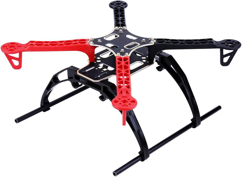 Tbest Quadcopter Rahmen, 33cm Racing Aircraft Drone Rahmen Kit Mini Quad Quadcopter Zubehör Integrie