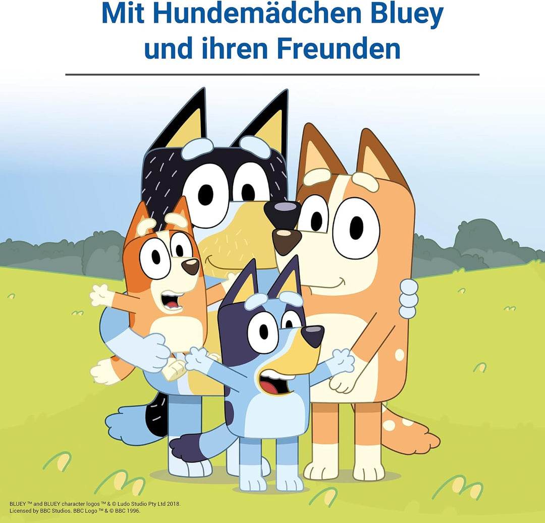 Ravensburger 24711 - Bluey Junior Labyrinth - Die Junior-Ausgabe des Familienspiel-Klassikers für Fa
