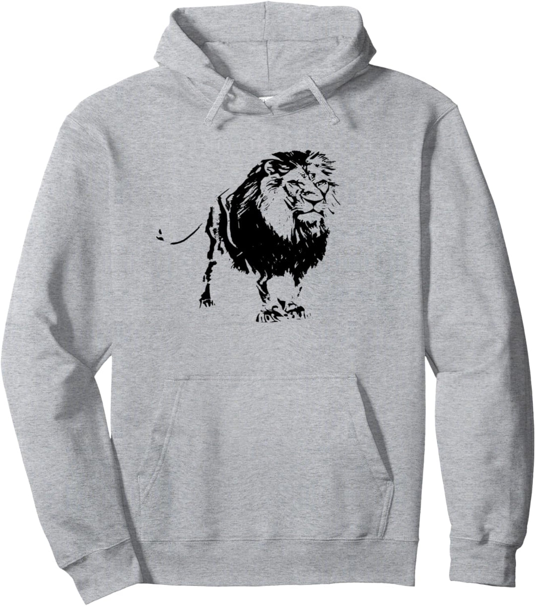Löwen Motiv Löwenrudel Afrika Raubkatze Löwenmähne Löwe Pullover Hoodie