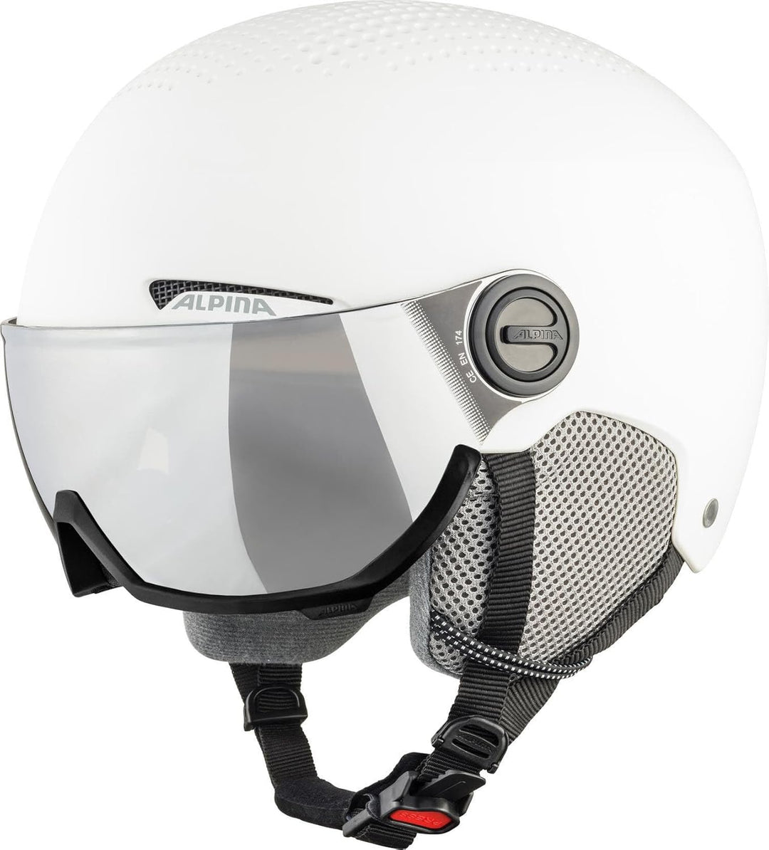 ALPINA ARBER VISOR Q-LITE - Hochwertiger & Leichter Skihelm Mit Kontrastverstärkendem Visier Für Erw