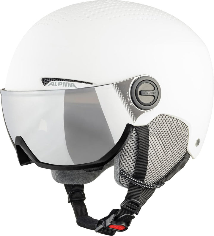 ALPINA ARBER VISOR Q-LITE - Hochwertiger & Leichter Skihelm Mit Kontrastverstärkendem Visier Für Erw