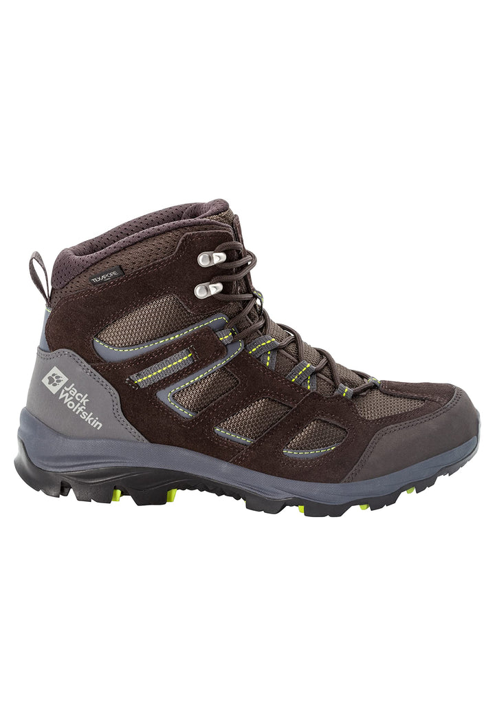 Jack Wolfskin Herren Vojo 3 Texapore Mid M Outdoorschuhe 40 EU Dark Brown Lime 2023, 40 EU Dark Brow