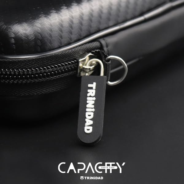 Darttasche Trinidad Capacity Carbon, Schwarz, Russ