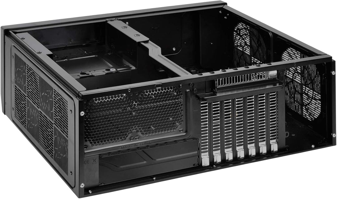 Silverstone SST-GD09B-C - Grandia HTPC ATX Desktop Gehäuse mit hochleistungsfähigem und geräuscharme