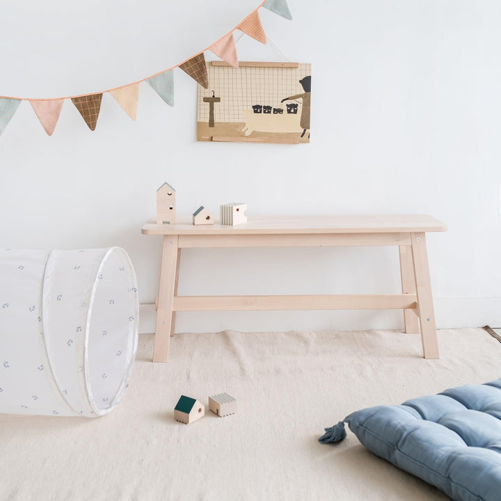 3 Sprouts - Krabbeltunnel für Kinder ab 1 Jahr – Spieltunnel Indoor & Outdoor - Heidelbeere Elfenbei