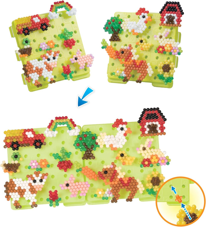 Aquabeads 31838 Mega Bastelbox Bauernhof - Bastelset Single, Single