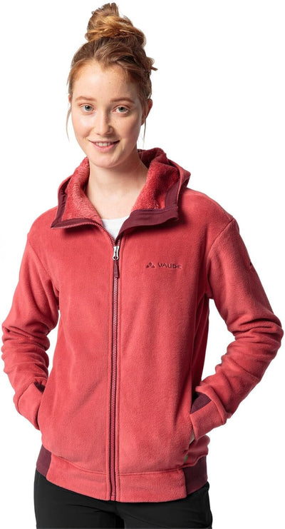 VAUDE Damen Women's Neyland Fleece Hoody Jacke 34 Brick, 34 Brick