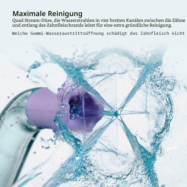 Philips Sonicare Quad Stream-Düse F3 für Mundduschen, Doppelpack – Mundwasser Flosser für die Verwen