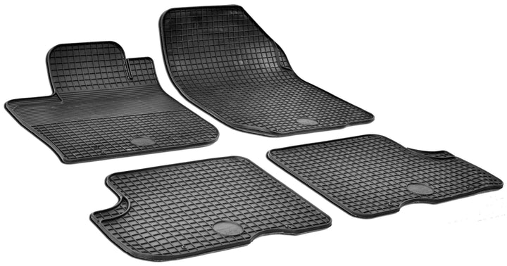 WALSER DirtGuard Gummi Fussmatten Auto kompatibel mit Dacia Duster 2010-2018, Dacia Sandero 2008-Heu