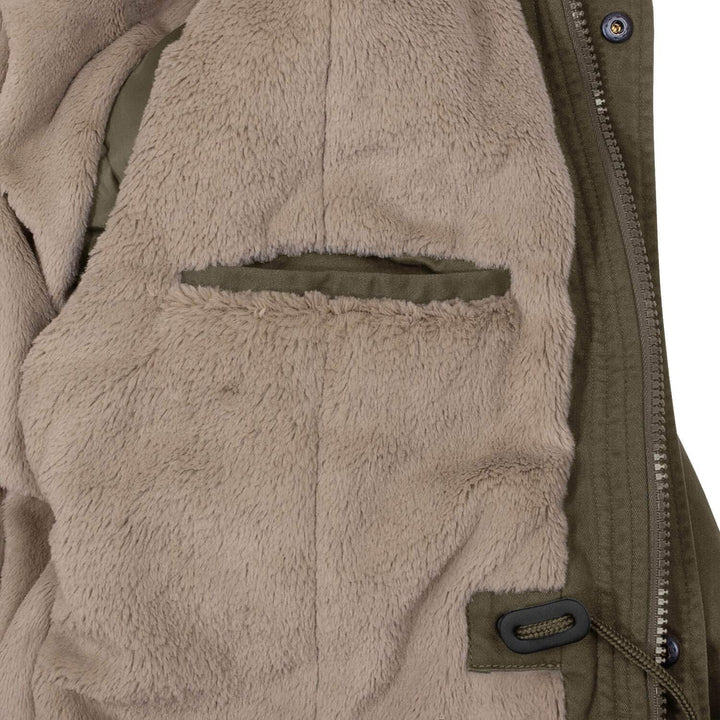 bw-online-shop Winterparka Fishtail mit Futter Herren Parka Jacke XXL Oliv, XXL Oliv