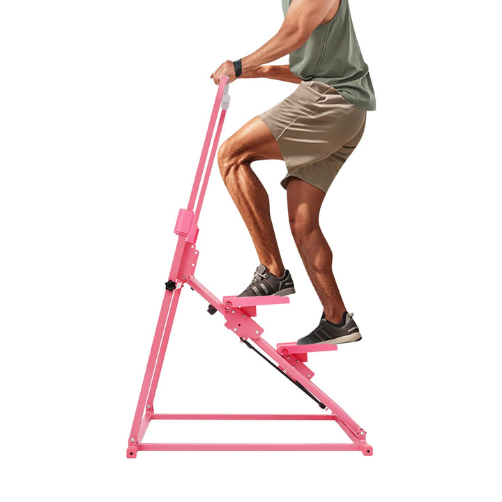 Klettermaschine, Treppensteiger Crosstrainer, Faltbarer Treppenstepper, bis Tragkraft 100kg, Vertika