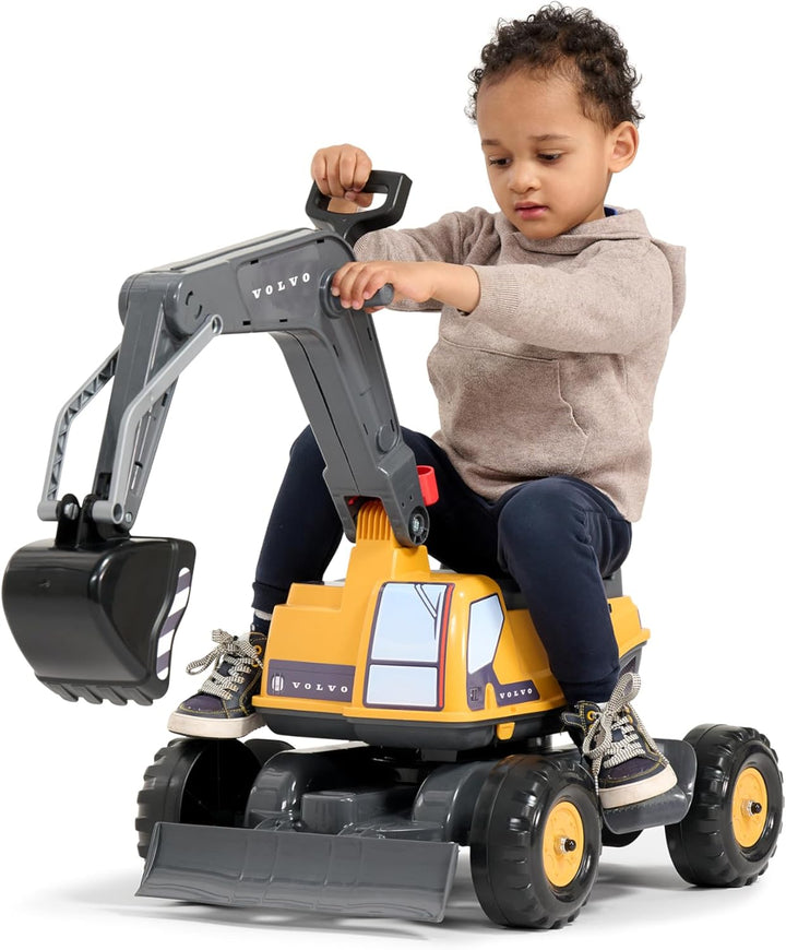 Falk - Bagger Volvo – ab 3 Jahren – Bagger und Schaufel mit Gelenken – drehbare Kabine 151