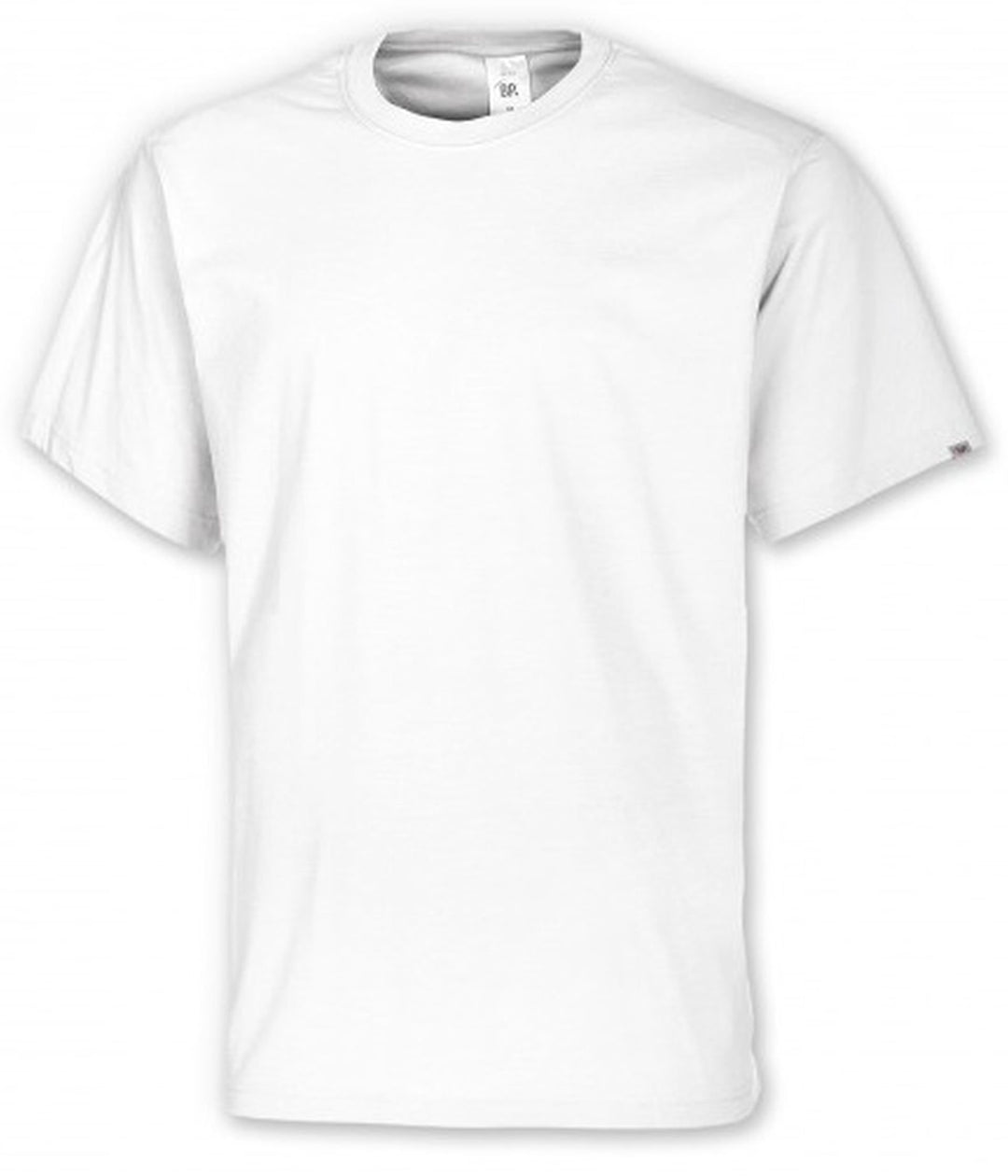 BP 1621-171-21-6XL Unisex-T-Shirt, 1/2 Ärmel, Rundhals, Länge 70 cm, 180,00 g/m² Stoffmischung, weis