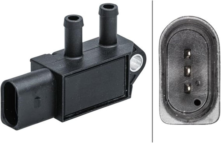 HELLA 6PP 009 409-621 Sensor, Abgasdruck - 3-polig - geschraubt