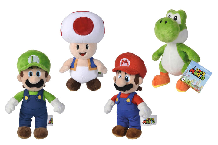 Simba - Super Mario Plüschtier 20 cm, weiches Material, 4 verfügbare Figuren, Wird zufällig versende