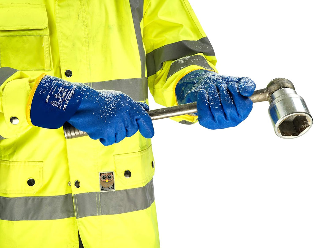 Ansell Alphatec 23-202 Arbeitshandschuhe aus PVC, Zugelassen für Lebensmittelkontakt, Hervorragende