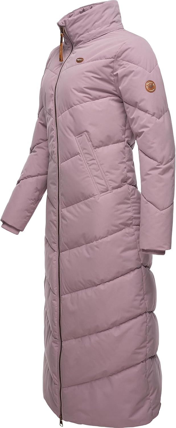 Ragwear Damen Winterjacke Wintermantel Parka mit abnehmbarer Kapuze Rebelka Extralong XS-6XL 3XL Lav