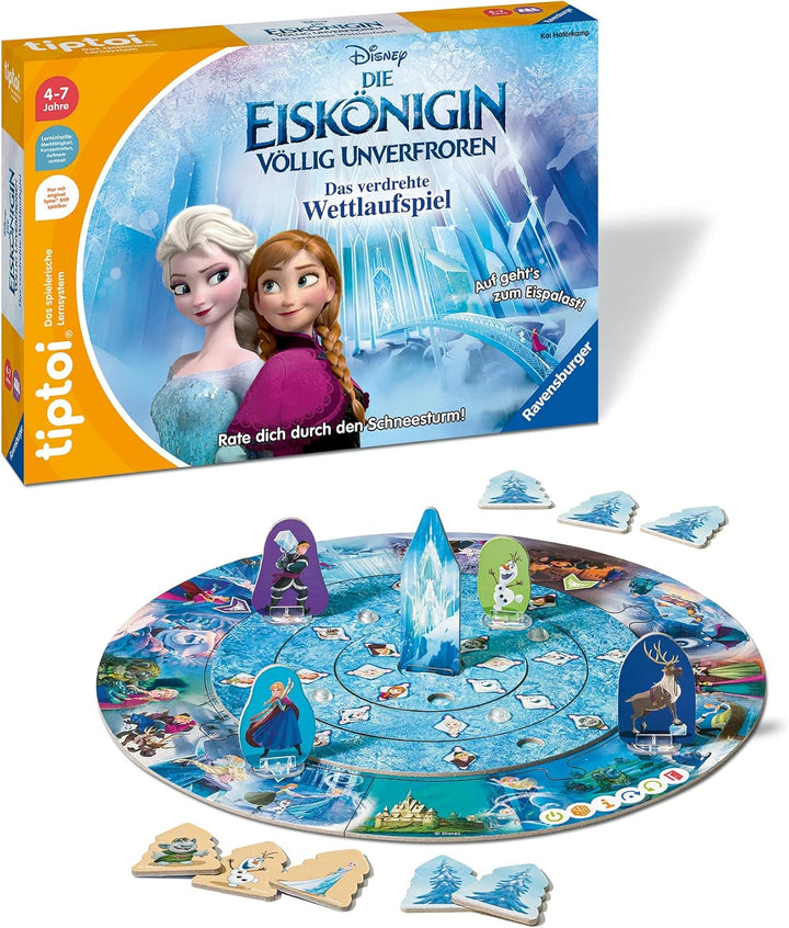 Ravensburger tiptoi Spiel 00116 - Disney Die Eiskönigin - Völlig Unverfroren: Das verdrehte Wettlauf