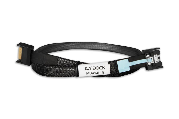 ICY DOCK MB414L-B Datenkabel - 1x MCIO 4i SFF-TA-1016 zu 1x MCIO 4i SFF-TA-1016 Länge 50cm 1x MCIO 4