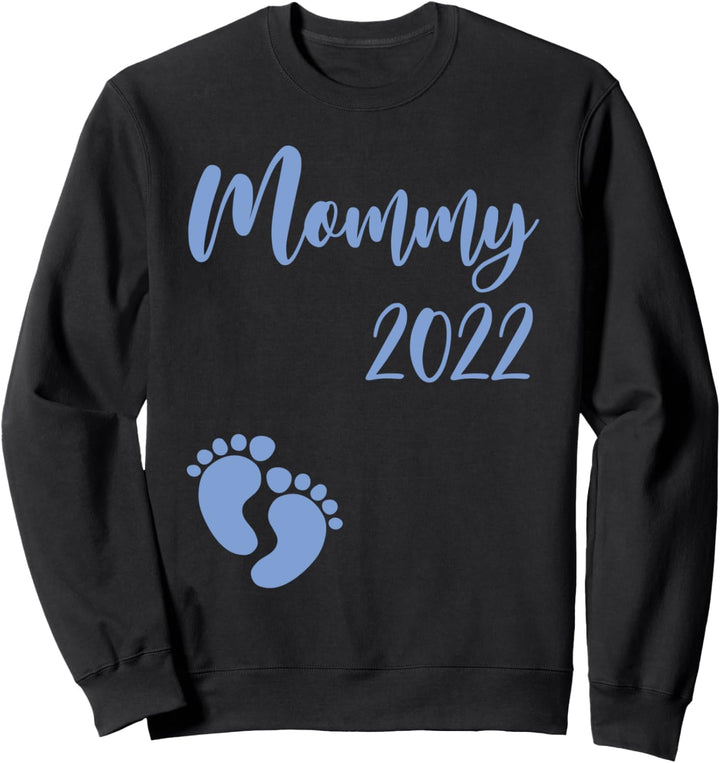 Damen Mama 2022 Junge Boy Schwangerschaft Mommy Mom to be Sweatshirt