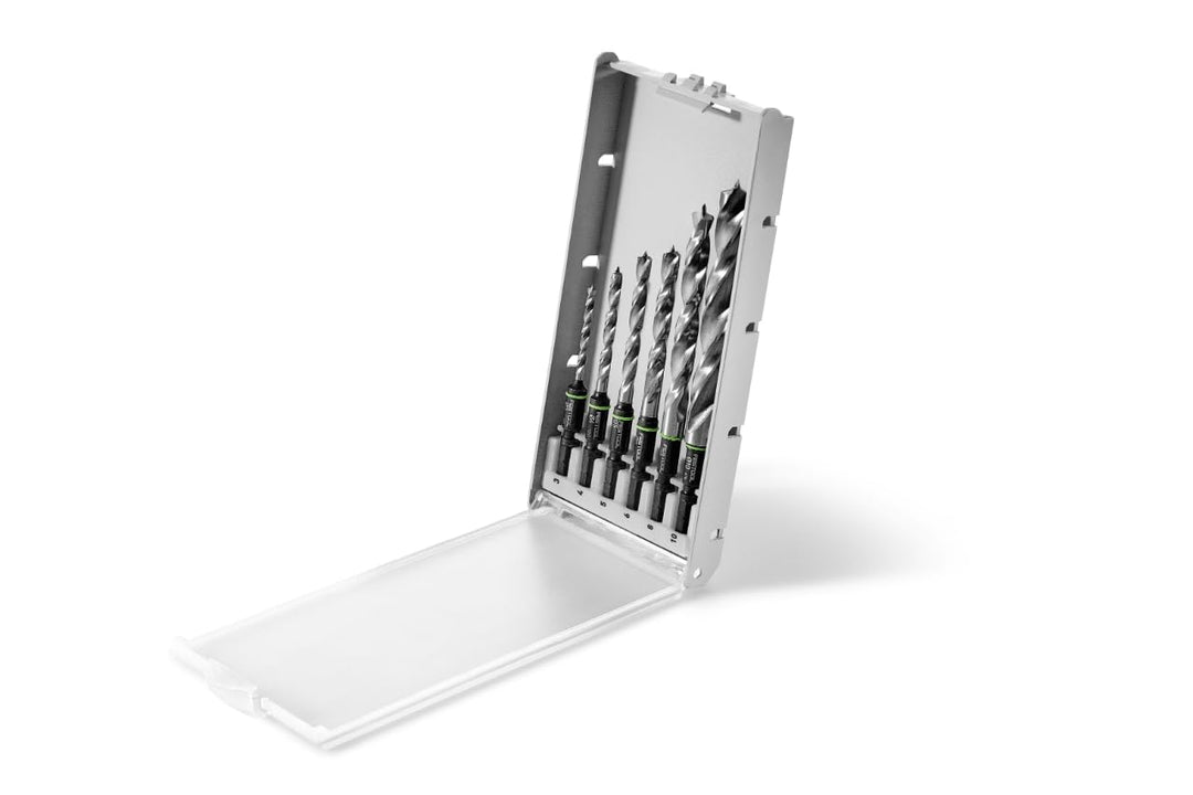 Festool Bohrerkassette BKS SYS3 D3-10 CE/W (mit Holzspiralbohrer mit Zentrierspitze)