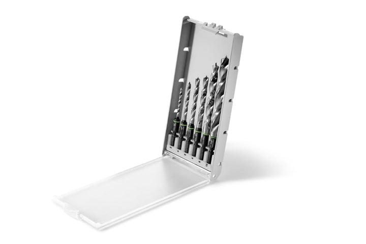 Festool Bohrerkassette BKS SYS3 D3-10 CE/W (mit Holzspiralbohrer mit Zentrierspitze)