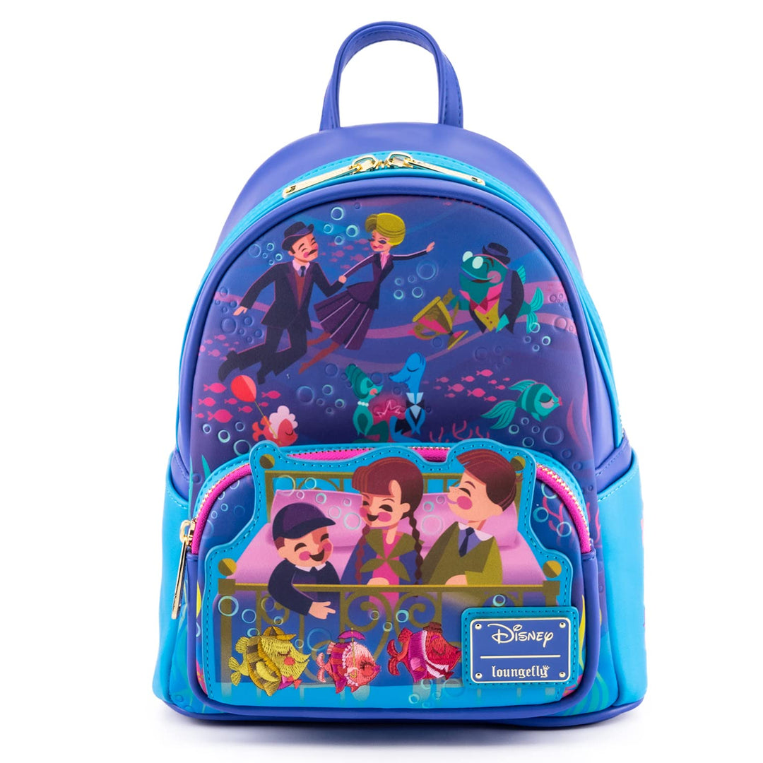 Loungefly Unisex Kinder Disney Bedknobs and Broomsticks Beautiful Briny Ballroom Womens Double Strap