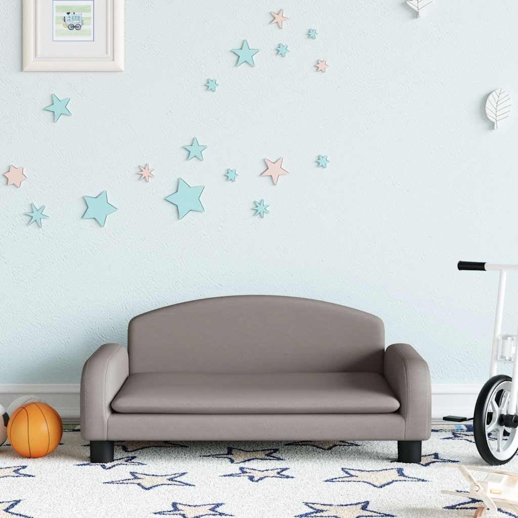 vidaXL Kindersofa, Couch für Kinder, Kindercouch mit runden Kanten, Kindersessel Minisofa Polstersof