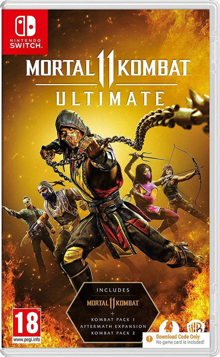 Mortal Kombat 11: Ultimate Edition (Code in a Box) /Switch Nintendo Switch Standard Edition, Nintend