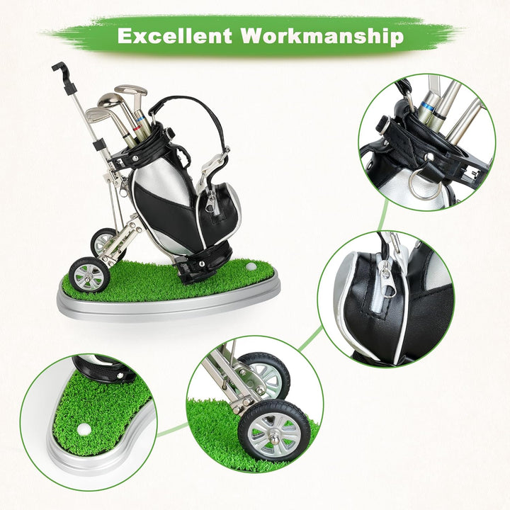 10L0L Golf-Stifthalter mit 3 Stiften für Golfschläger – einzigartiges Geschenk für Golffans und Koll