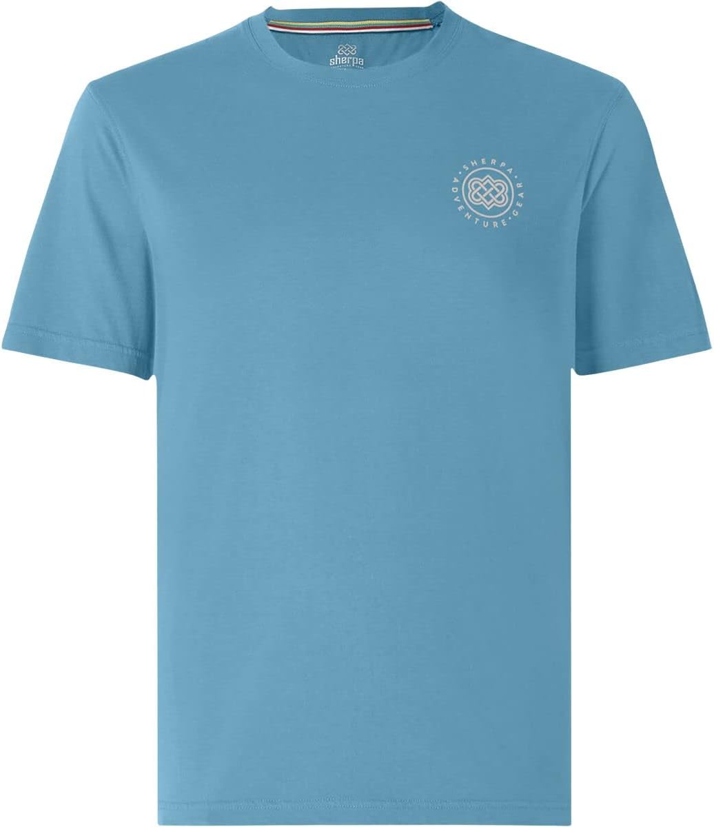 Sherpa Adventure Gear Summit Tee Men S Slate Blue, S Slate Blue