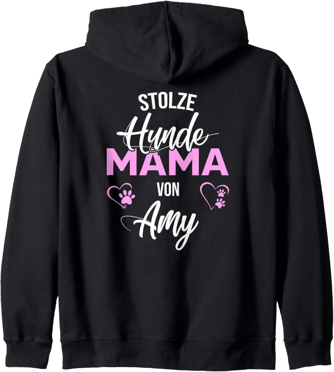 Stolze Hundemama von Amy Hund Frauchen Kapuzenjacke