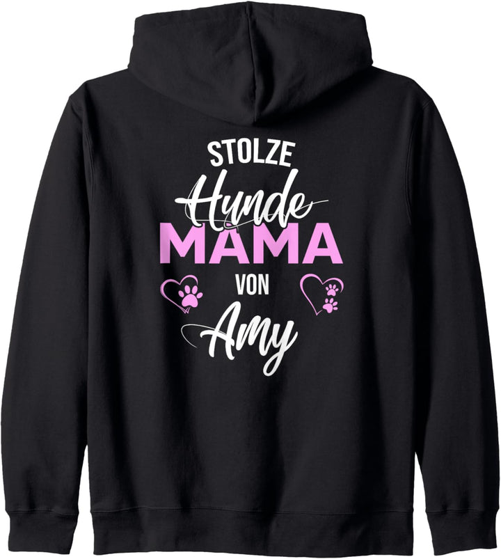 Stolze Hundemama von Amy Hund Frauchen Kapuzenjacke
