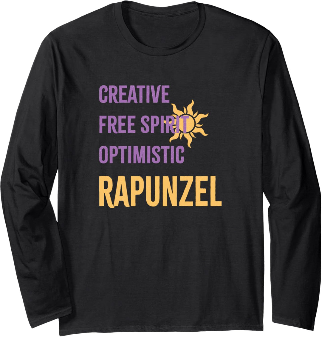 Disney Princess Creative Free Spirit Optimistic Rapunzel Langarmshirt