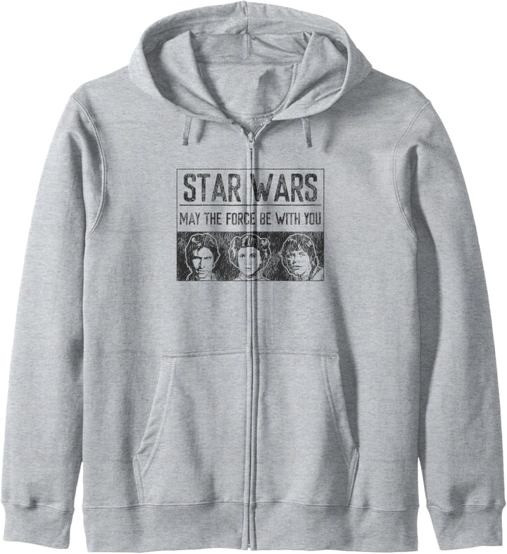Star Wars Han Solo, Luke & Leia May The Force Be With You Kapuzenjacke