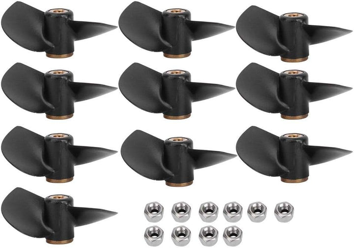 RC Propeller Ersatz, 10 Stück Brushless kompatibel, Boot Propeller Set für Modellbau DIY Wassersport
