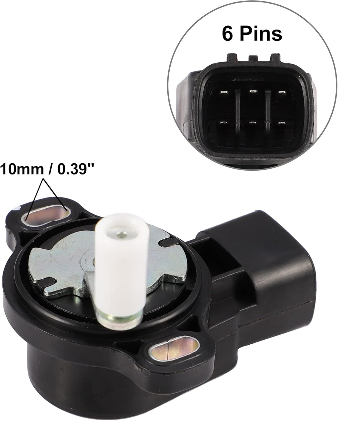 X AUTOHAUX Auto Drosselklappensensor Ersatz Schwarz 89281-33010