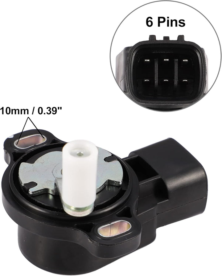 X AUTOHAUX Auto Drosselklappensensor Ersatz Schwarz 89281-33010